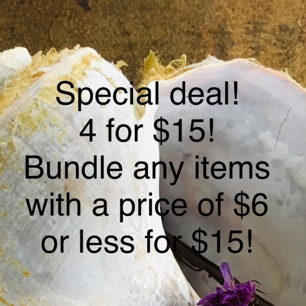 Bundle deal! 4/$15!!